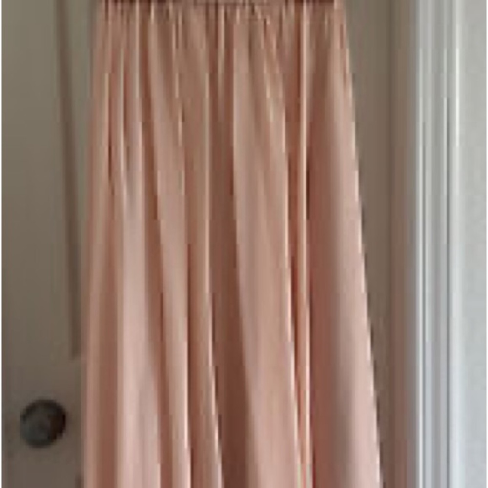 Kleinfeld Blush Pink Sequined Bridesmaid Dress
